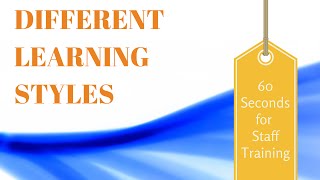Different Learning Styles - CampHacker Staff Training Minute