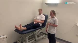 Physiotherapy Exercises following an Ankle Fracture