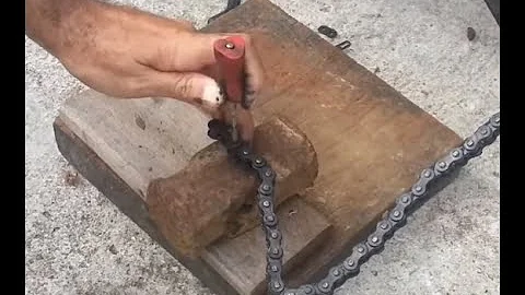 Como diminuir o tamanho de uma corrente?