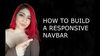 HOW TO BUILD A RESPONSIVE NAVBAR IN REACT