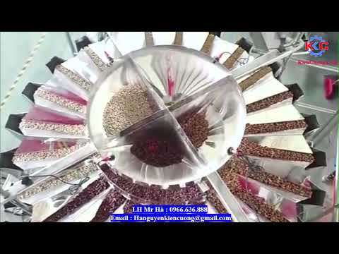 Video Máy đóng gói 4-6 loại ngũ cốc hoa quả ( hạt, hoa qủa)... - youtube