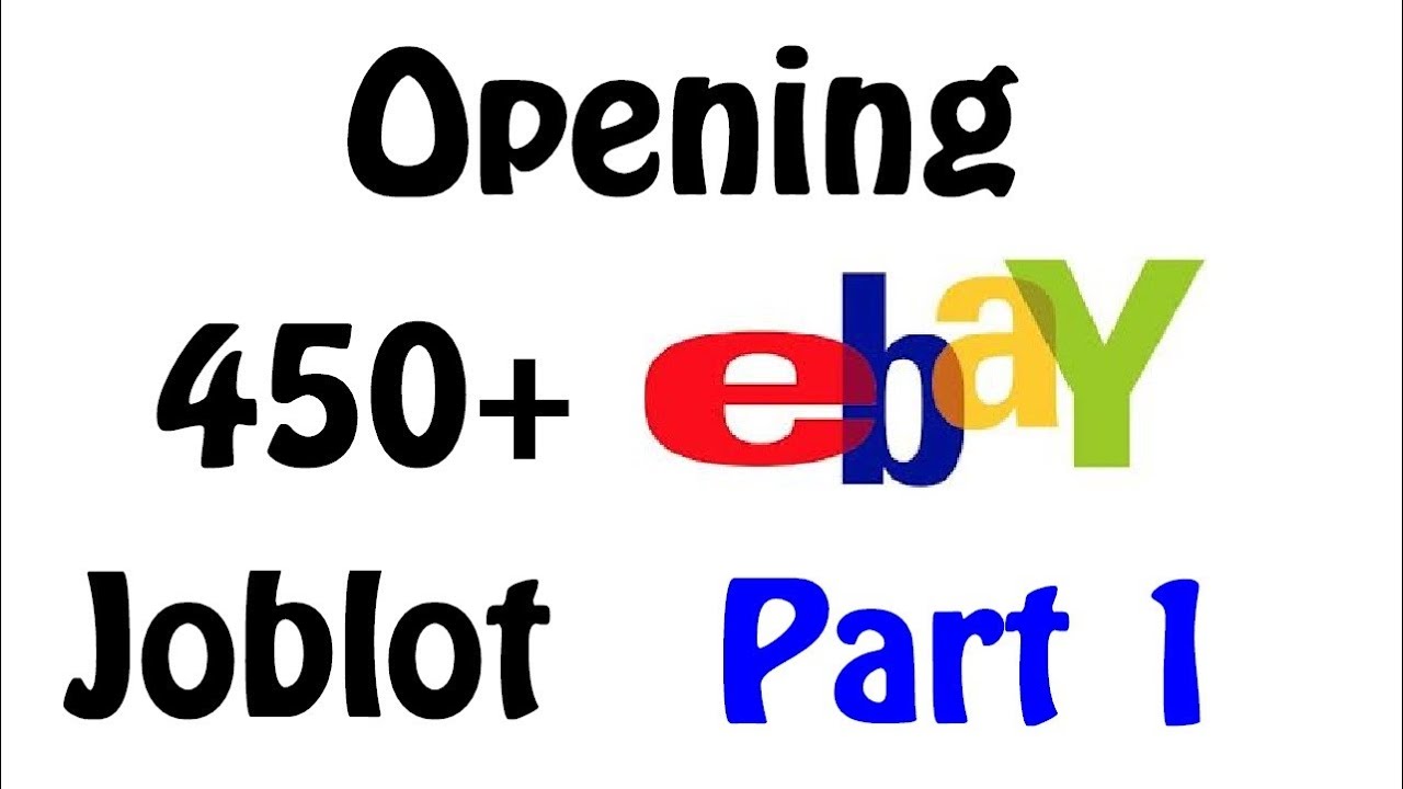 BCBM - Opening 450+ eBay Joblot Part #1 | TheEnglishTrainer | OLD VIDEO