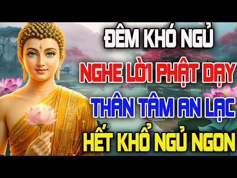 Đêm Khó Ngủ Nghe Thầy Giảng TẦM 10 PHÚT, Thân Tâm AN LẠC HẾT KHỔ NGỦ NGON NGAY