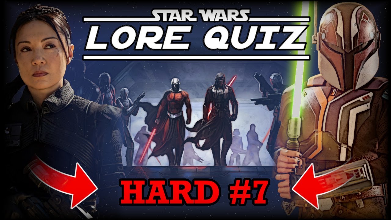 STAR WARS LORE QUIZ | HARD #7 - YouTube