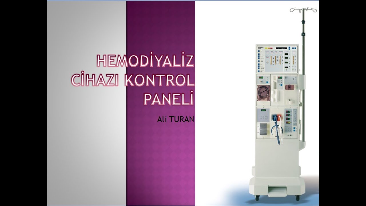 Hemodiyaliz Cihazı Kontrol Paneli