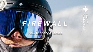 How to change lenses on the Firewall Goggle - YouTube
