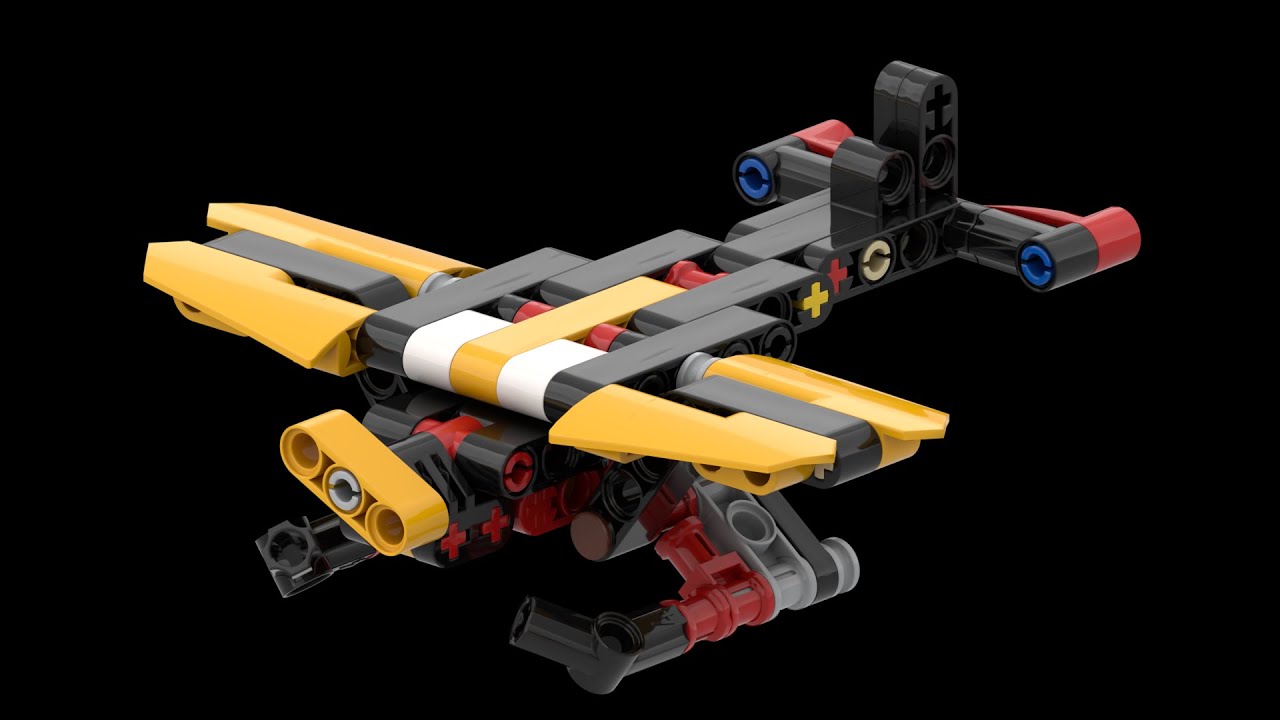Funky Plane - a Lego Technic 42101 alternate build
