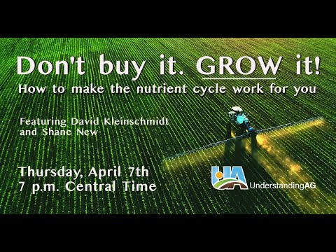 "Don't buy it. Grow it." with David Kleinschmidt & Shane New 4/8/22