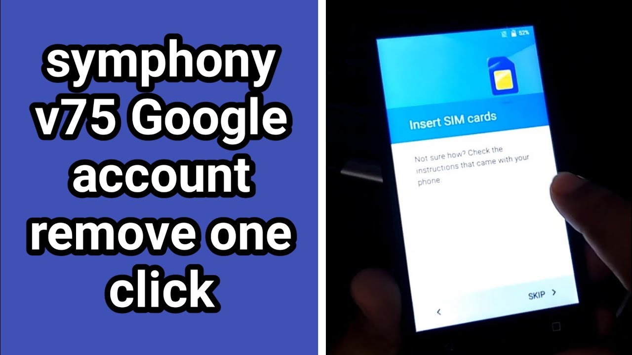 how to symphony v75 frp unlock bangla Tutorial