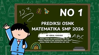 2026 Junior High School Mathematics OSNK Prediction No. 1