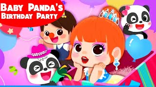 Baby Panda's Birthday Party | Dress up Hairstyle, Cakes Decoration, Birthday Gifts Babybus Games screenshot 5