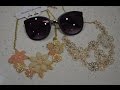 Солнцезащитные очки, ожерелье из Aliexpress. Товары для девушек))
