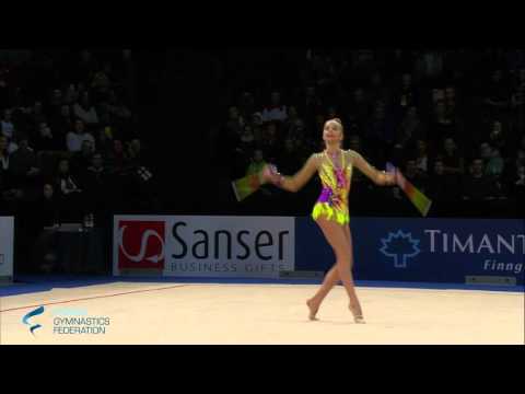 видео: Averina Dina Clubs - Rhythmic Gymnastics World Cup 2016 Espoo