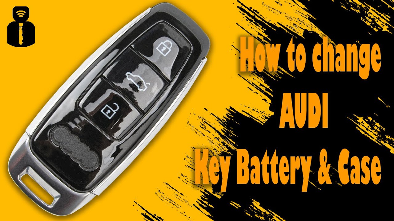 AUDI A4 A5 A6 A7 Q5 Q7 Key Battery Change & Case Replacement | How to Replace Key Battery and Shell