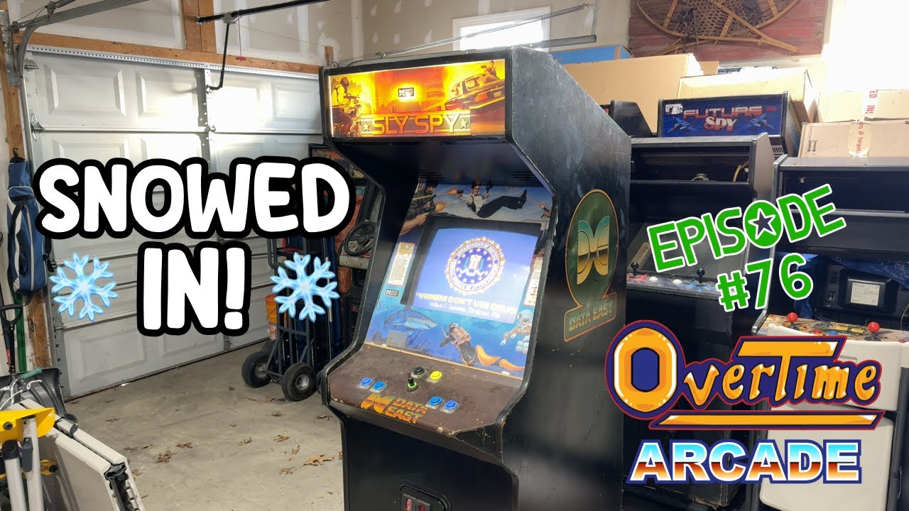 Basic Arcade Game Repairs Sly Spy by Data East (1989) 🕵️‍♂️ Joystick Replacement 🕹️ Power