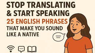 Stop Translating \& Start Speaking 25 English Phrases That Make You Sound Like a Native