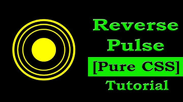 Reverse pulse effect css | Loading animation | Pure css animation