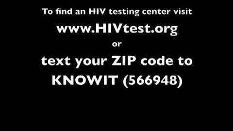 National HIV Testing Day movie