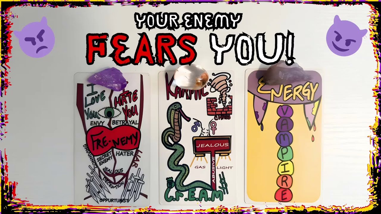 😈Your Enemy FEARS YOU… Here’s Why!| Timeless Karma Pick a Card Reading