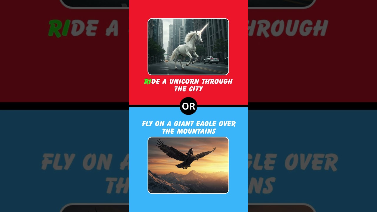 Ultimate Fantasy Would You Rather Quiz 