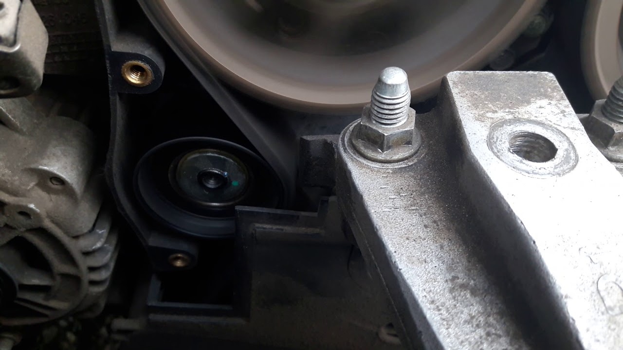 Шум натяжного ролика Contitech на Chevrolet Lacetti 5D 1,6 - YouTube