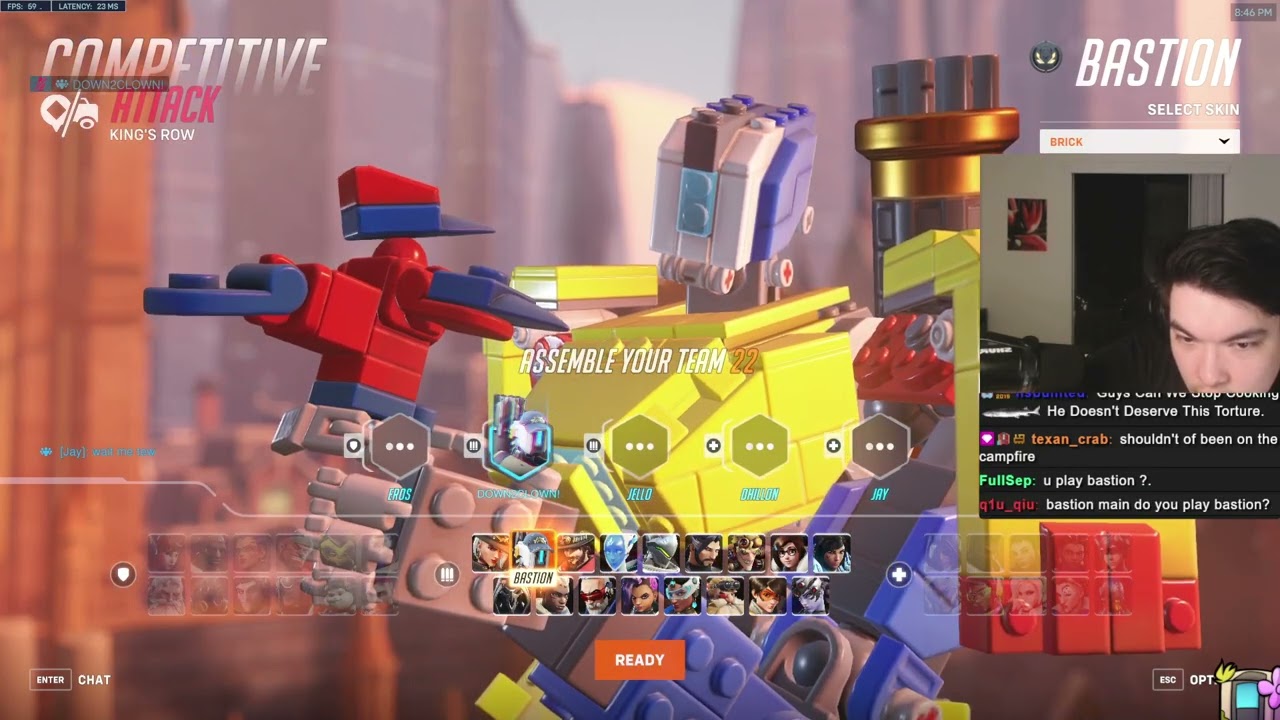 #1 bastion 5000+ hours! 20K DMG! BASTIONMAIN BASTION OVERWATCH 2 SEASON 8 TOP 500