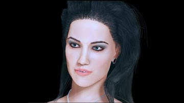 The lady modeling , texturing and sculpting reel|maya - zbrush - photoshop - mudbox - after effects|