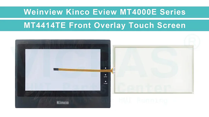 Weinview Kinco Eview MT4000E Series MT4414TE Protective Film HMI Panel Glass Replacement Repair