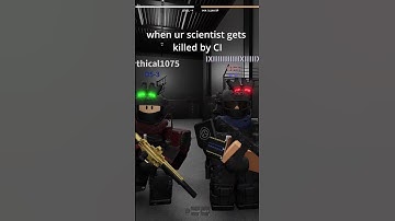 POV: When ur scientist gets killed / SCP: Roleplay #roblox #gaming #scp  #scproleplay