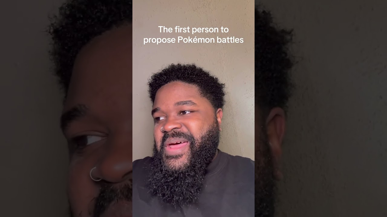 The first person to propose Pokémon battles ￼