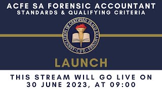 ACFE SA Forensic Accountant Standards Launch screenshot 4