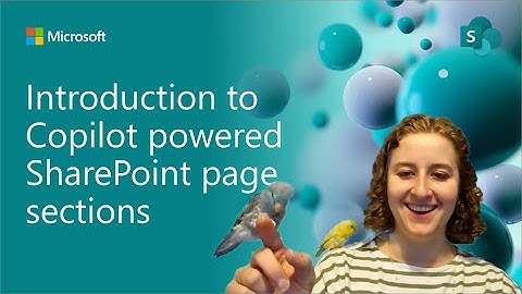 Introduction to Copilot powered SharePoint page sections