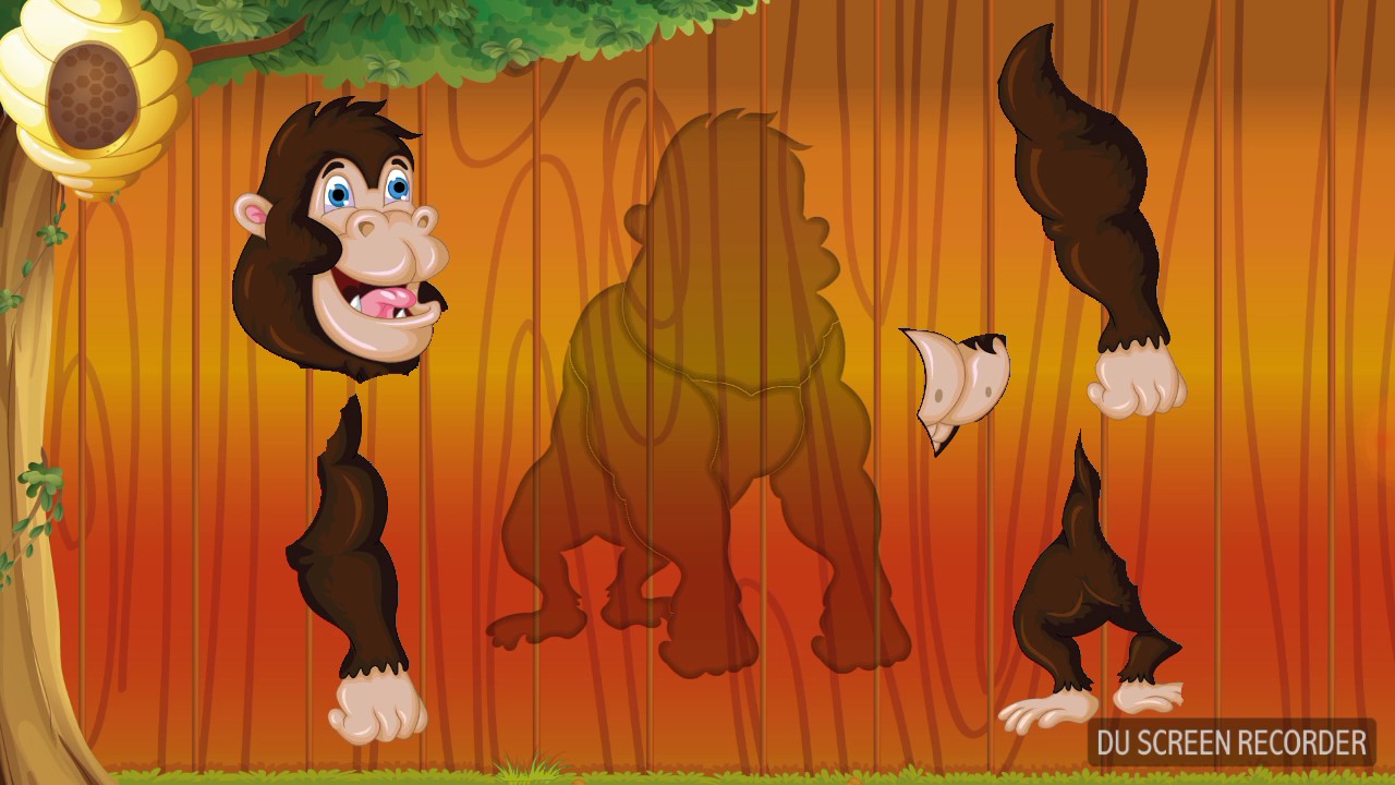 обучающий мультик Про ЖИВОТНЫХ, собираем  и изучаем животных!обучающие видео для детей