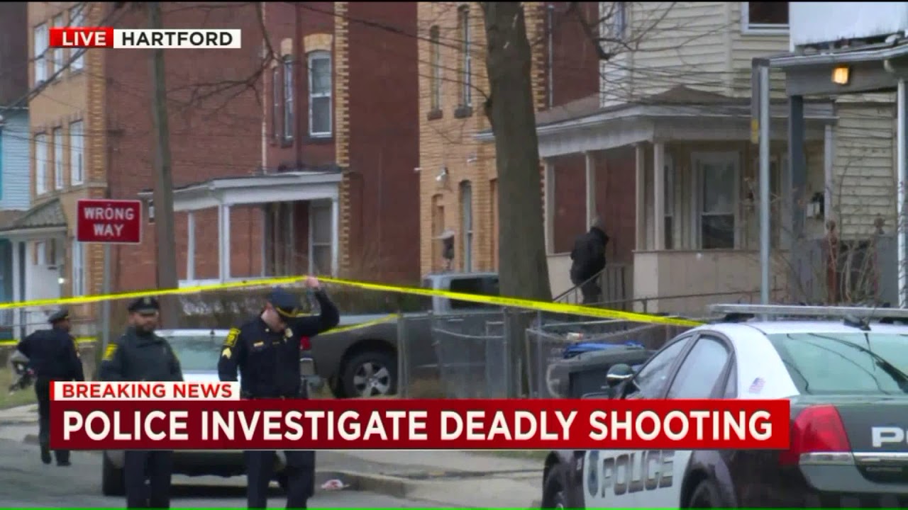Police investigate Hartford shooting - YouTube
