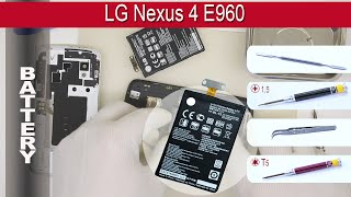 How to replace 🔋 battery LG Nexus 4 E960