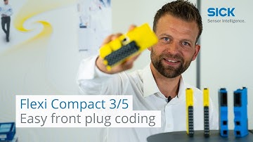 Introducing Flexi Compact (3/5): Easy front plug coding | SICK AG