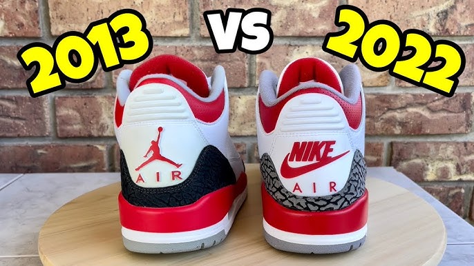 Air Jordan 3 Retro Cement ''88' vs Jordan 3 Retro Comparison