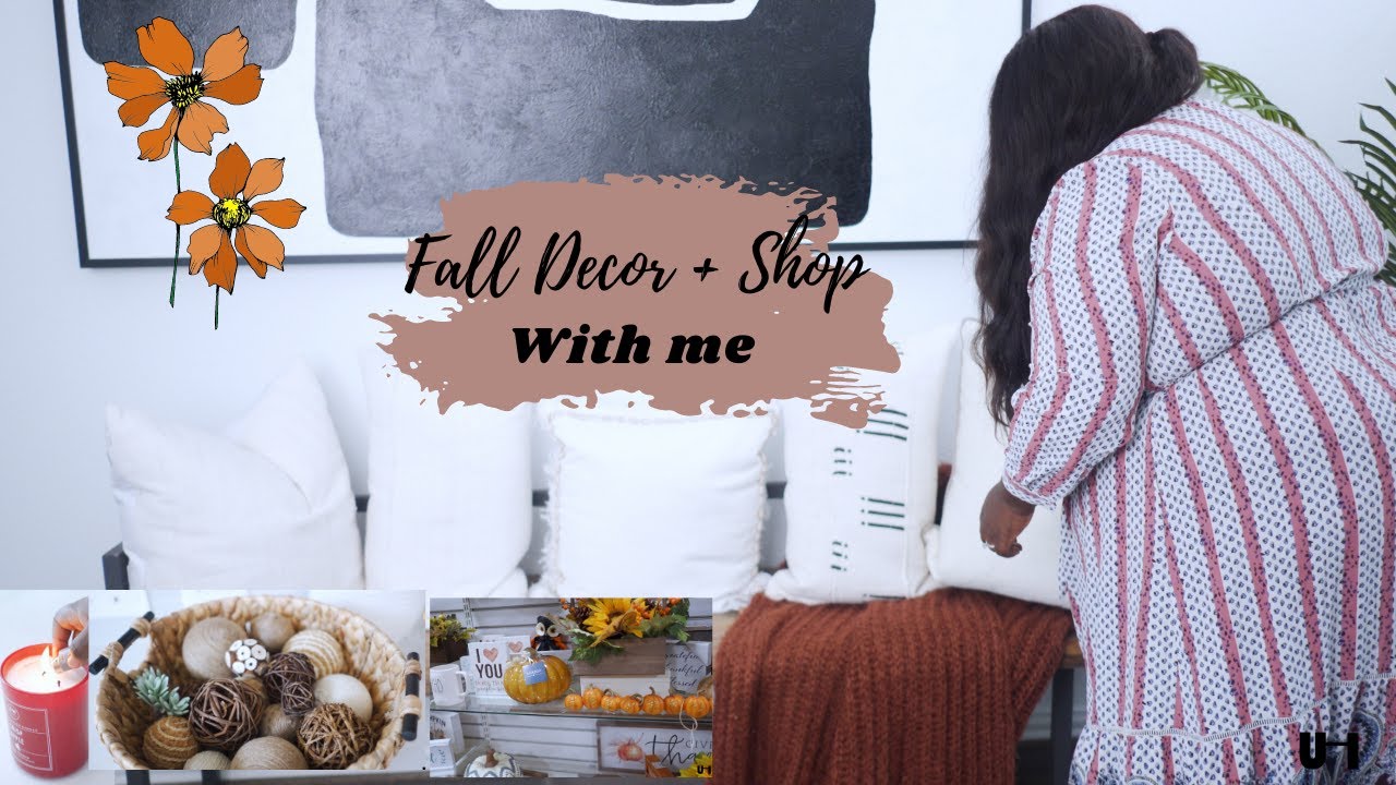 COZY FALL SHOP AND DECORATE WITH ME | featuring STUDIO MCGEE | Target & HomeGoods haul