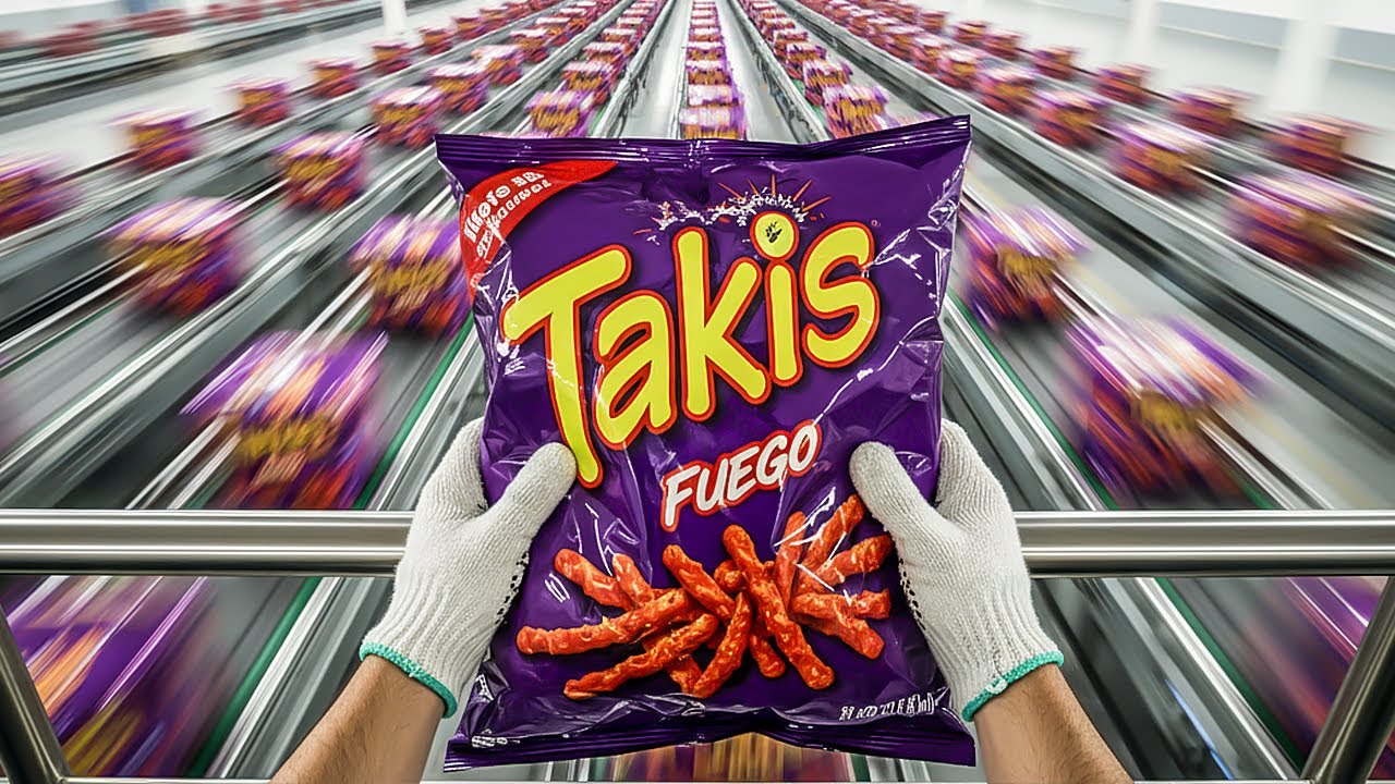 Inside the Takis Fuego Snack Factory – From Corn Flour to Stomach Problems