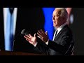 Joe Biden appelle à l'apaisement dans son discours de victoire