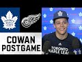 Easton Cowan | Post Game vs Detroit Red Wings | October 13, 2025