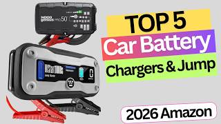 ✅ AMAZON 5 BEST Car Battery Chargers & Jump Starters of 2026 (Buyer Guide & Reviews)