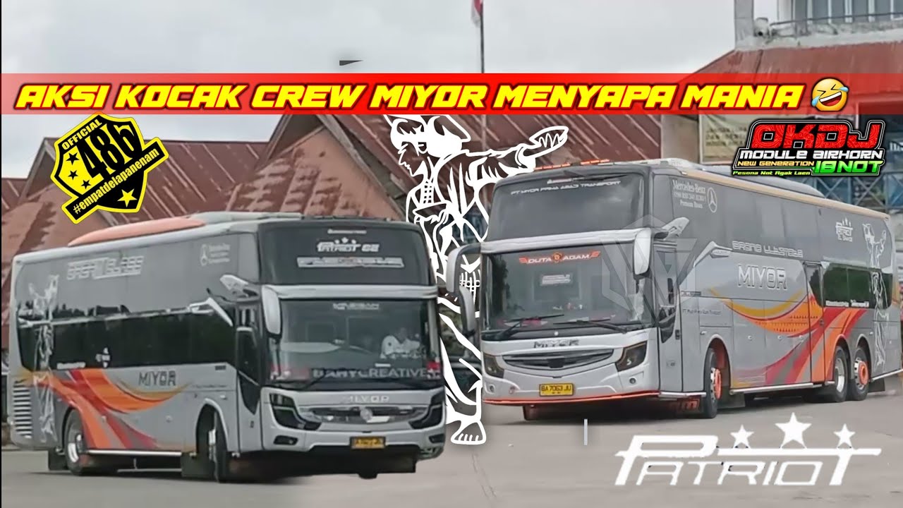 AKSI KOCAK CREW MIYOR DUTA AGAM MENJAILI MANIA🤣 FULL TELOLET MENGULAR 18 NOT BY OKDJ Air Horn