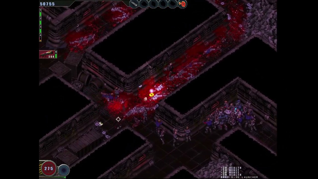 Surviving the dark underground corridors under constant threat