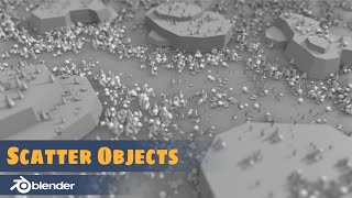How To Scatter Objects In Blender | Blender Tutorial