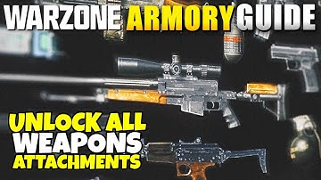WARZONE Where to Find Armory (How to Use Armory Unlock Weapons & Attachments FASTEST WAY in WARZONE)