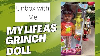 Unboxing My Life As Grinch doll | Cute Accessories & PJs for American Girl doll #unboxingvideo