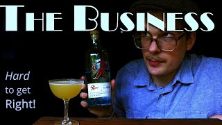The Business Cocktail || a honey & gin sour from Regarding Cocktails by Sasha Petraske