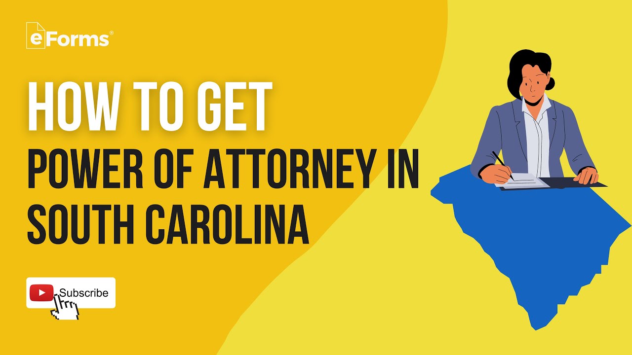 Free South Carolina Durable Power of Attorney Form - PDF | Word – eForms free-south-carolina-durable-power-of-attorney-form-pdf-word-eforms