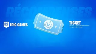 COMMENT OBTENIR 3 TICKETS DE REMBOURSEMENTS sur FORTNITE CHAPITRE 4 !